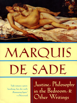 cover image of Justine, Philosophy in the Bedroom, & Other Writings